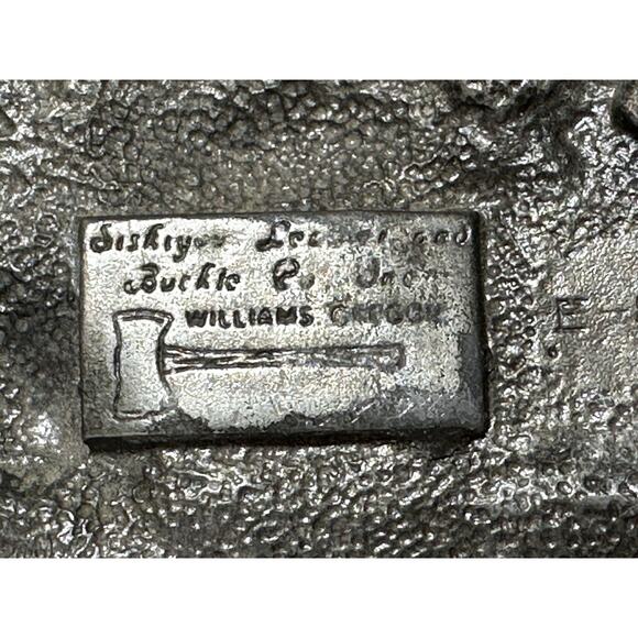 Vintage 1981 Bergamot Brass Works Lumberjack Logger Belt Buckle - Picture 7 of 8